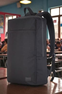 Classone Mila PR-EK100 15,6' Su Geçirmez Kumaş Fermuar  Okul Sırt Çantası - 2