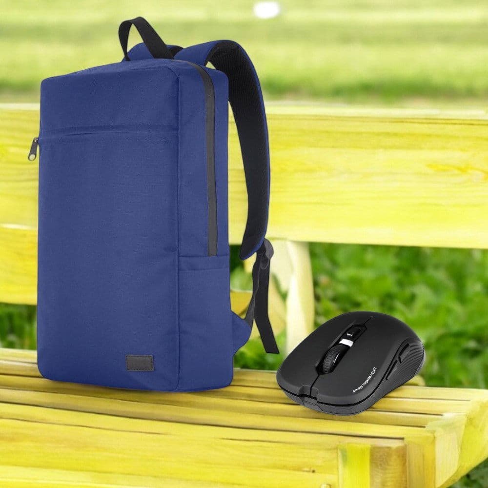 Classone Mila PR-EK101 15,6'Su Geçirmez Kumaş Fermuar Notebook Sırt Çantası+Kablosuz Mouse