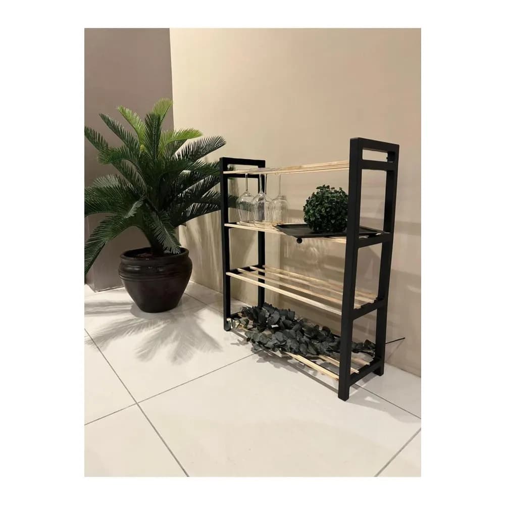 Sinbo Sto 6720 Ahşap Çubuklu Ayakkabılık 4 Raf