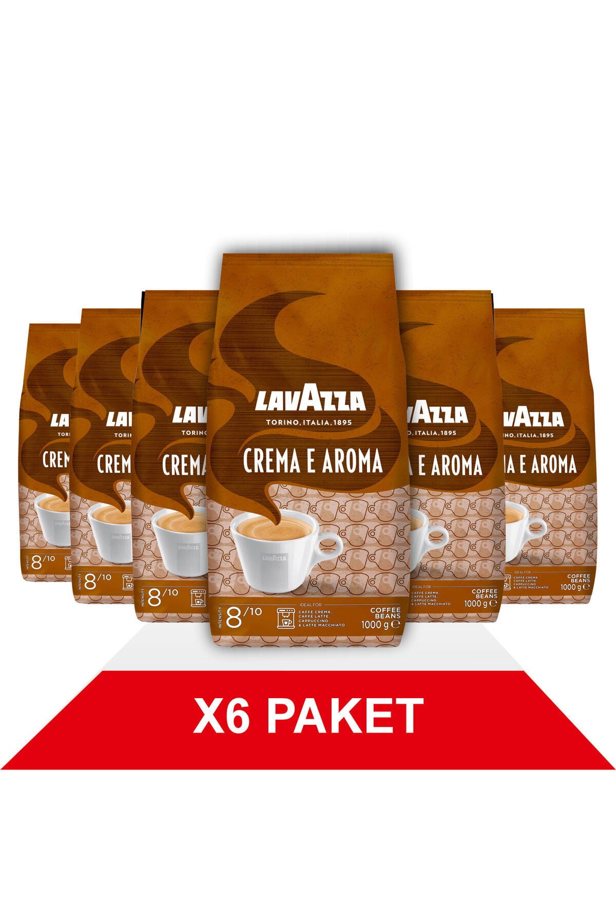 Crema E Aroma Çekirdek Kahve (1000gr) x6