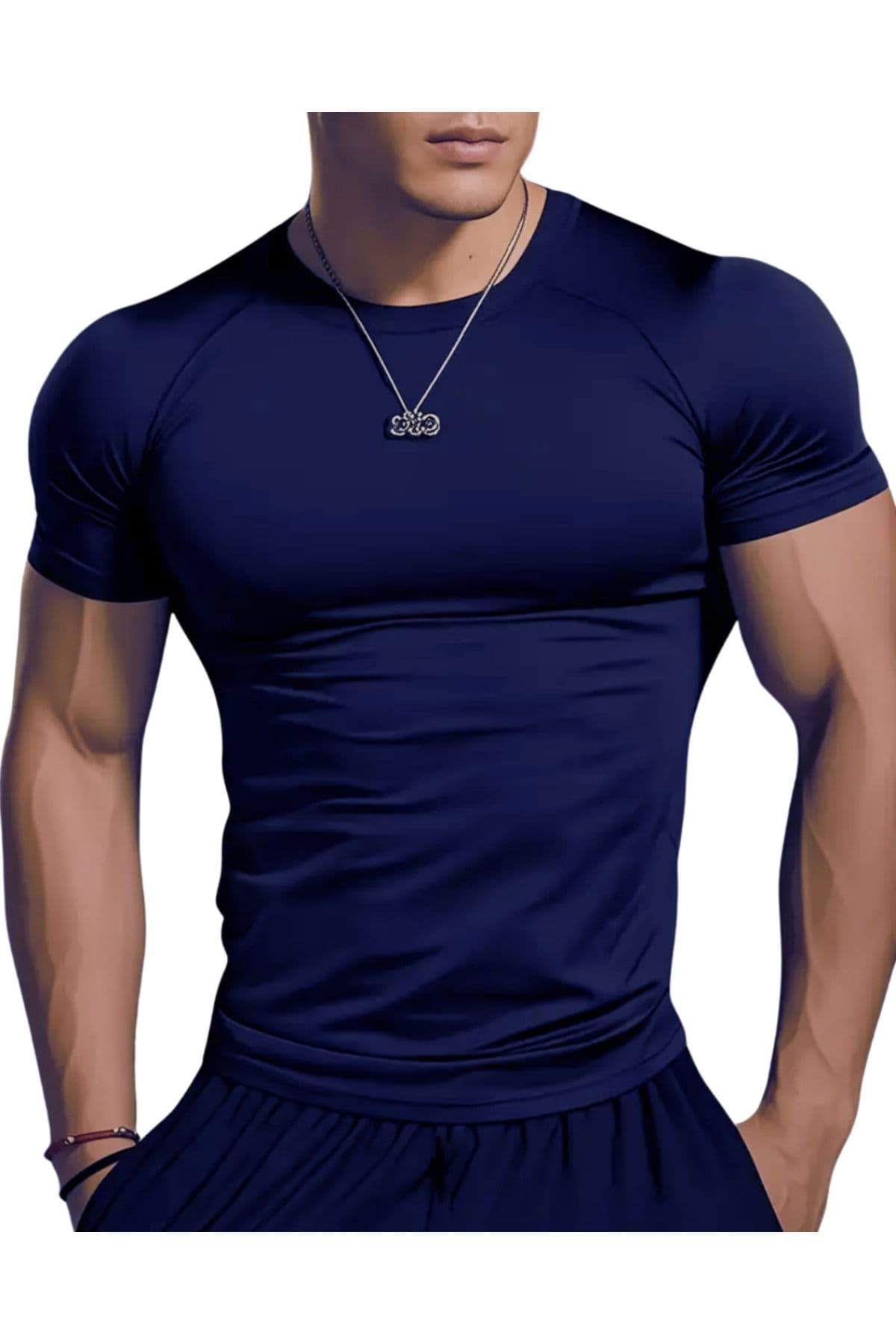 Rutbil Kısa Kol Fitness Body Gym Body Sporcu Kısa Kol Fitness Body