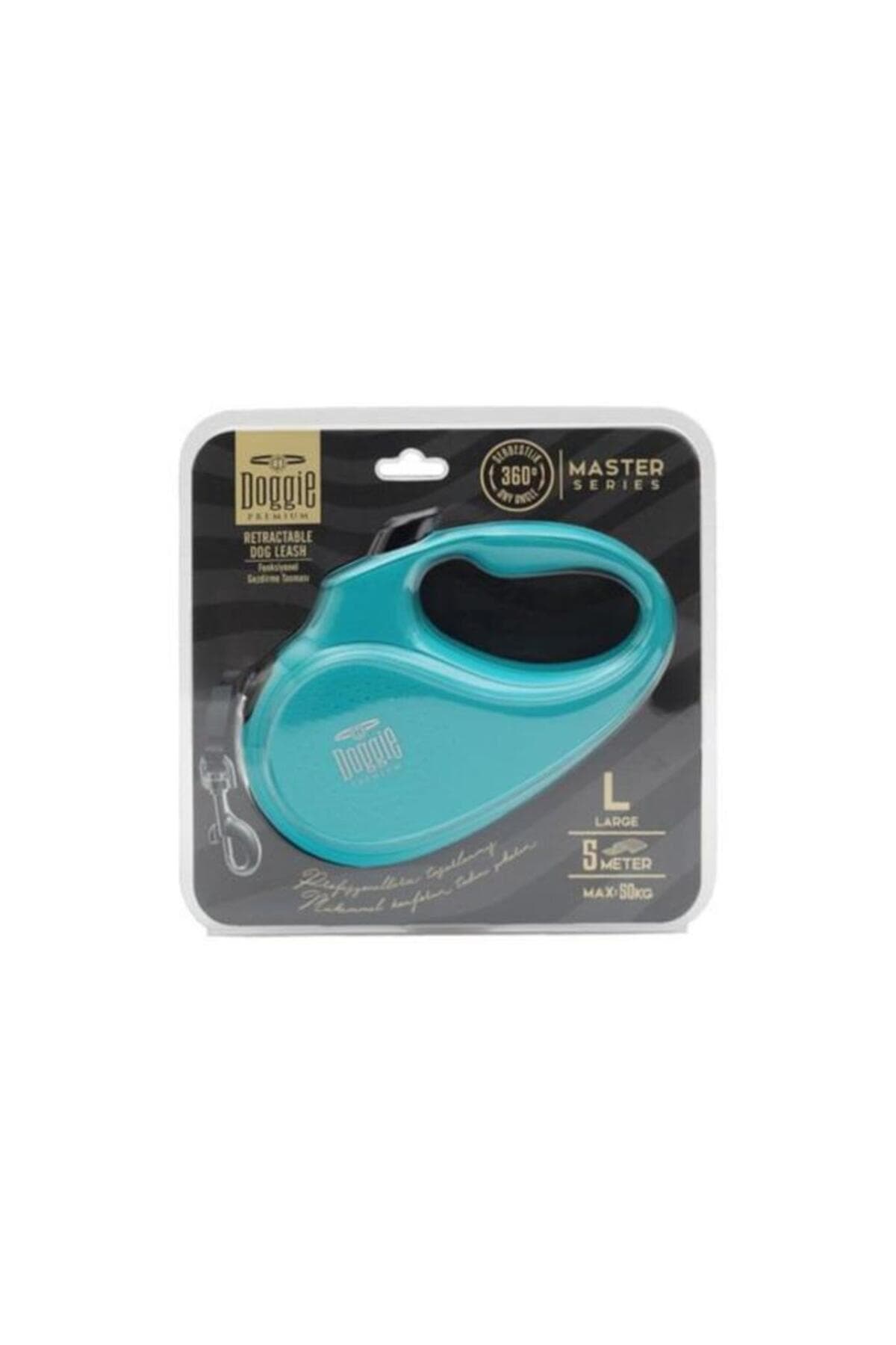 Otomatik Köpek Tasması Master Seri Large Turkuaz - Petshopundan