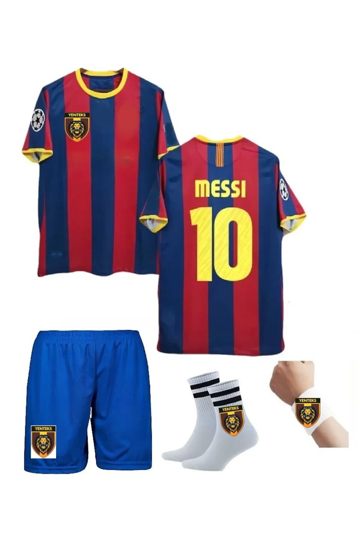 LİONEL MESSİ BARCELONA.2011 SEZON RETRO ÇOCUK FORMA TAKIMI 4 PARÇA