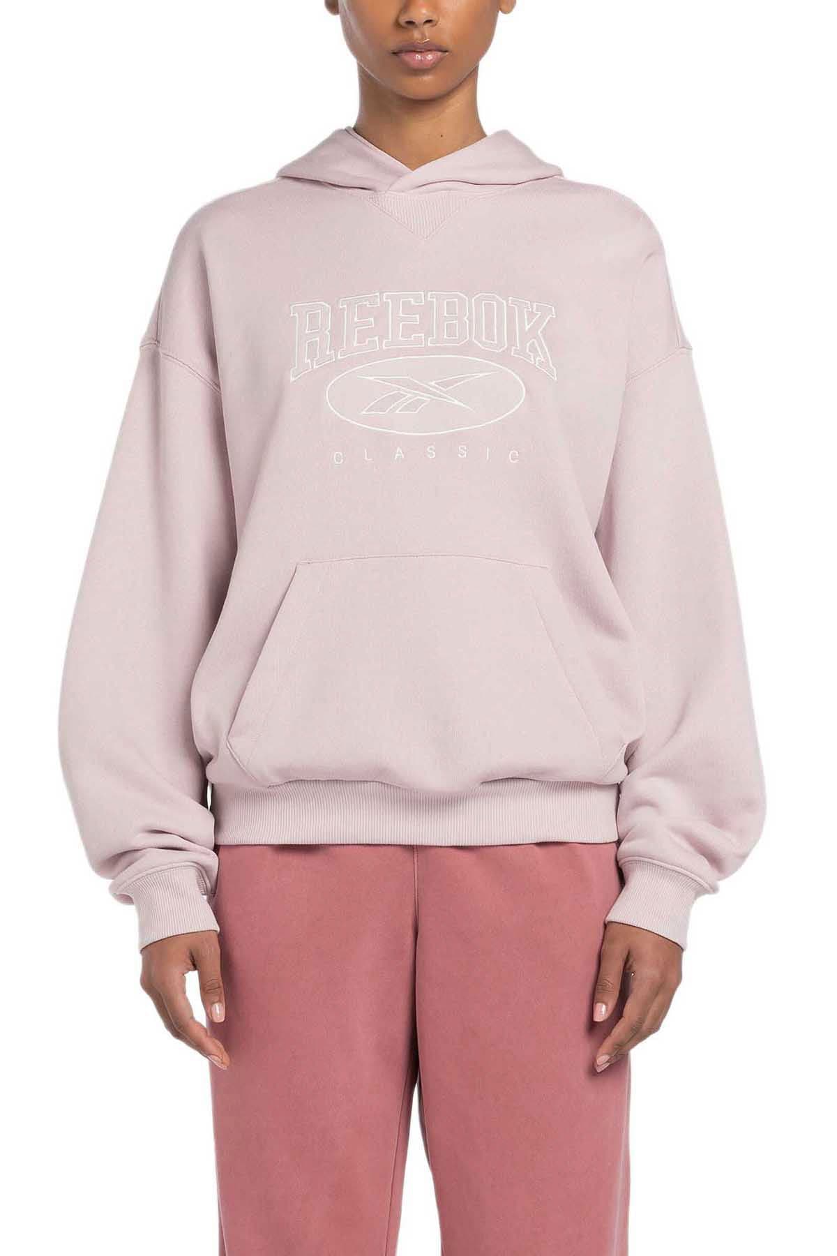 CL AE BIG LOGO FT HOODIE Pembe Kadın Sweatshirt