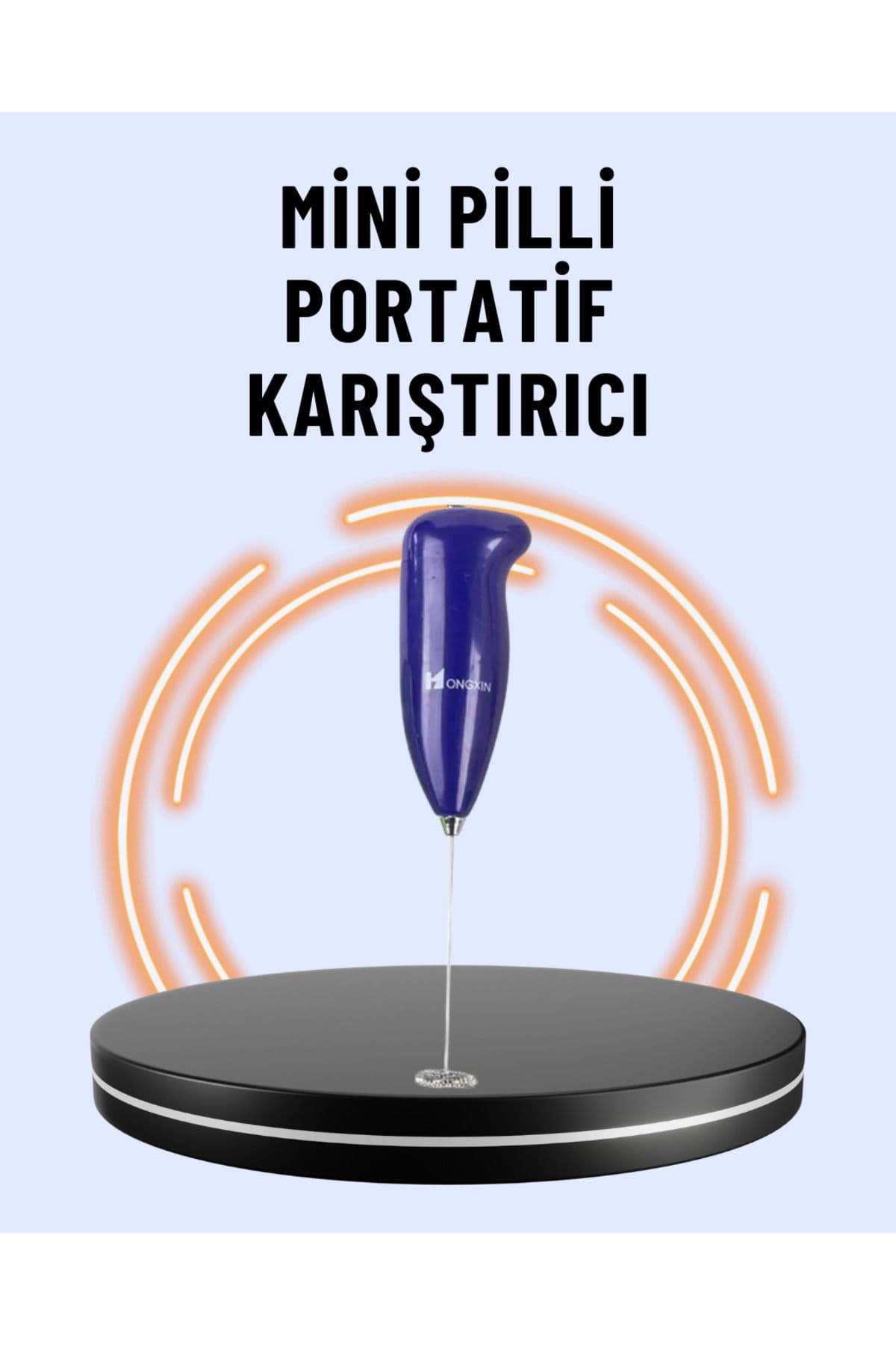 Portatif Kahve Köpürtücü – Latte, Cappuccino, Milkshake ve Puding Yapıcı