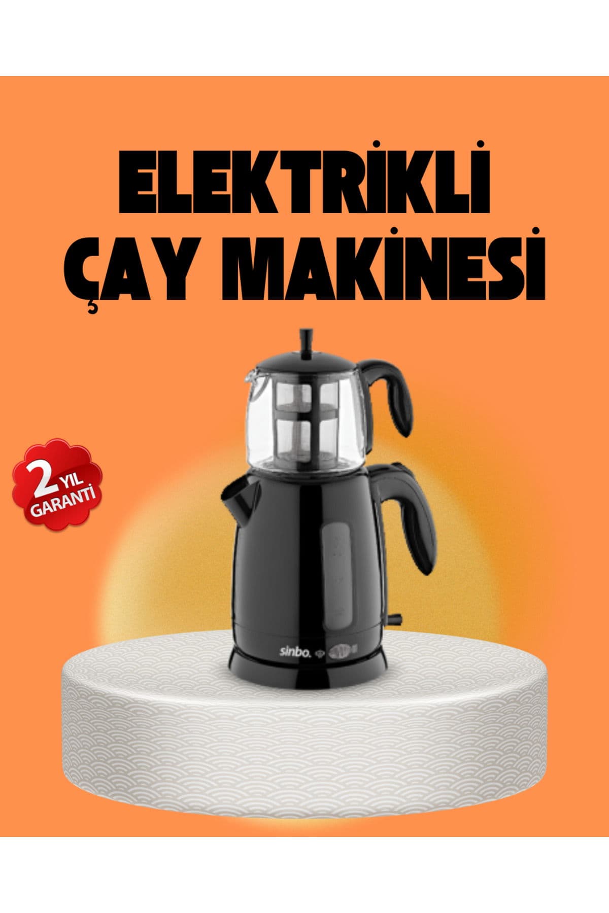 Sinbo STM 5840 Elektrikli Çay Makinesi 1800 Watt 1,7 Litre