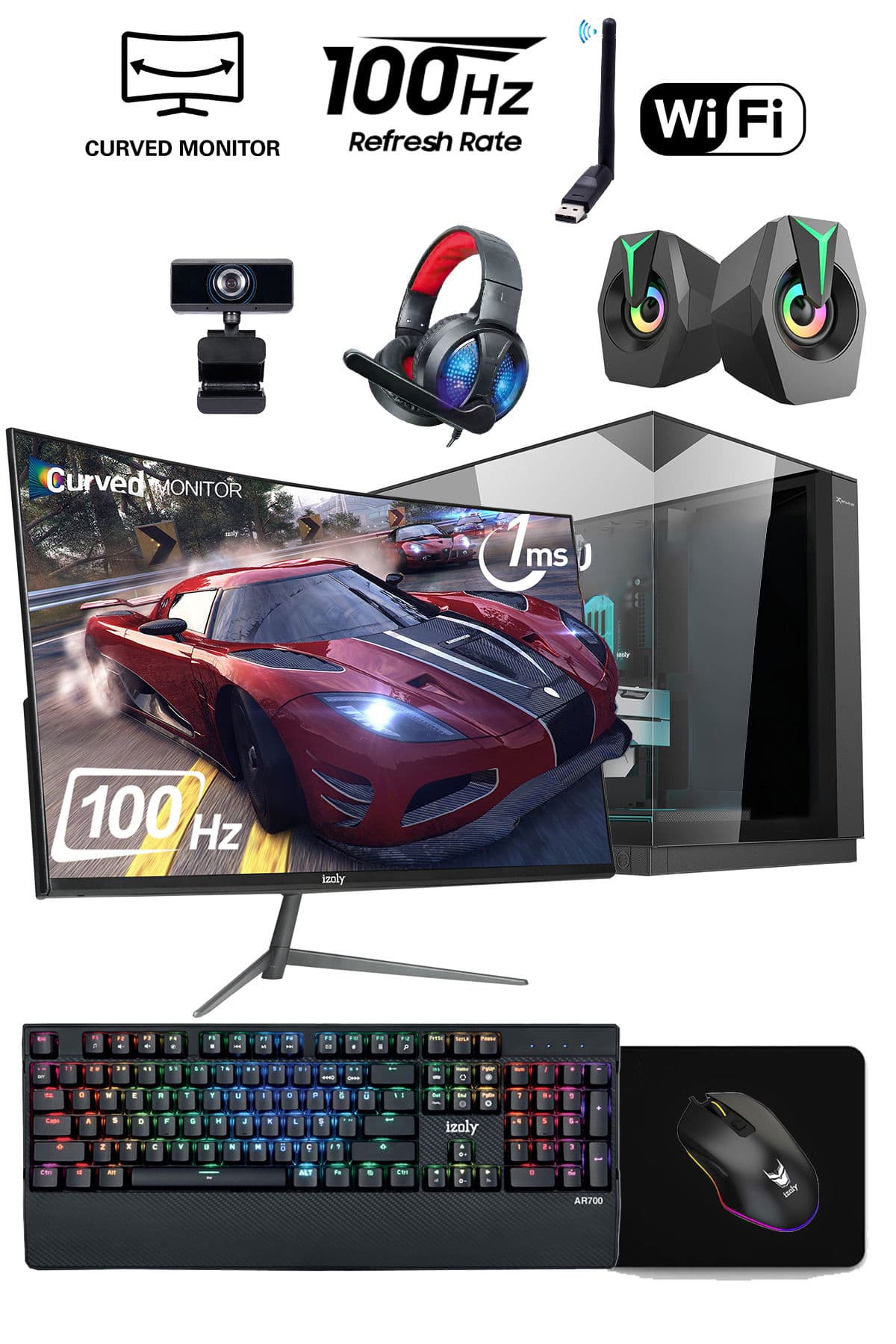 Beta X I3 10100f 32gb 512gb M2 Nvme Rtx2060 Super Oc 8gb ''24 Oyuncu Masaüstü Bilgisayarı