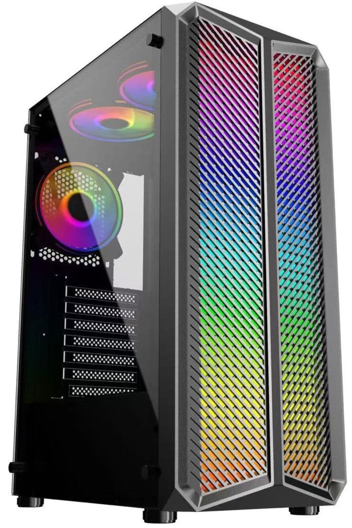 Eros 1x Argb Fanlı M/b Sync Usb 3.0 Temperli Cam Atx Oyuncu Kasası